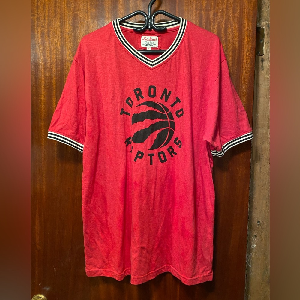 Red Jacket Toronto Raptors Red Tee